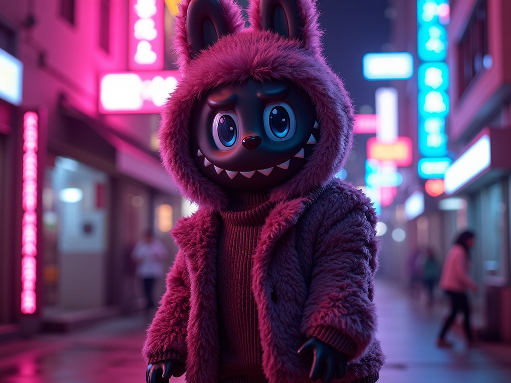 Cyberpunk neon example
