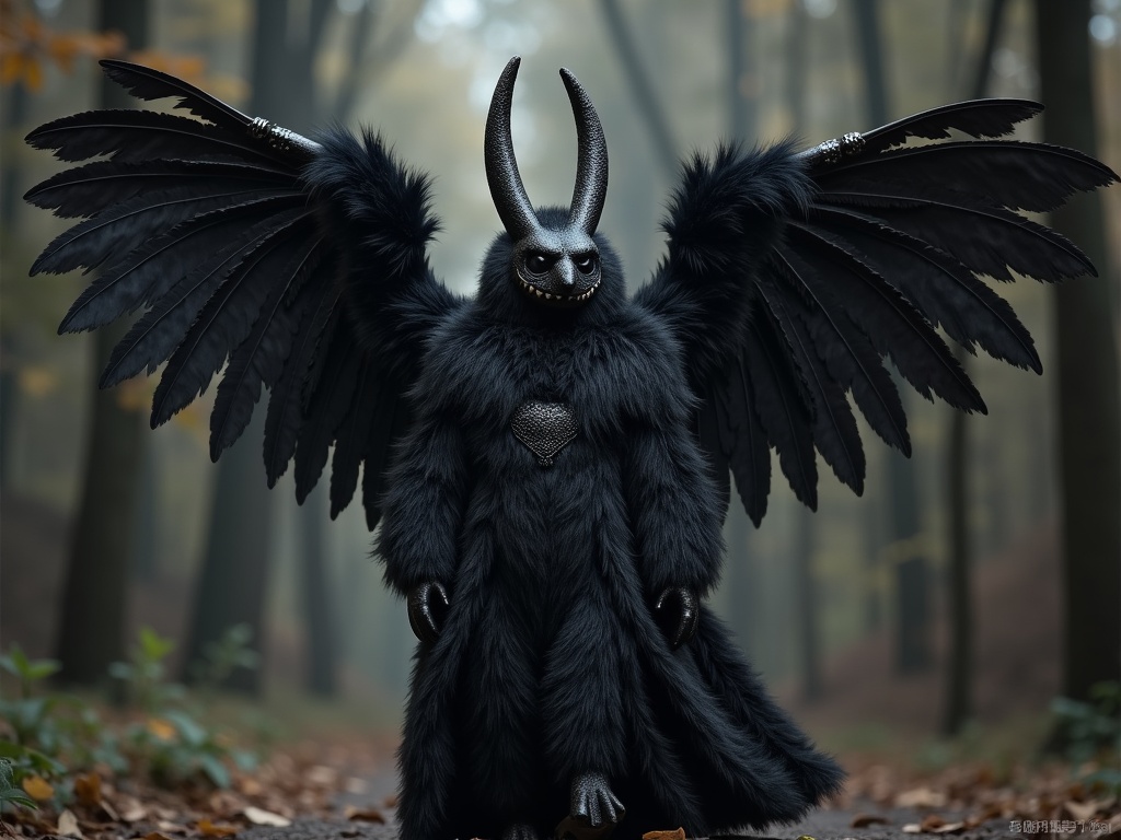 Gothic dark wings example